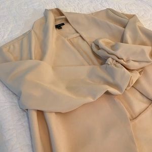 Cream Stretch Blazer